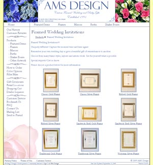 AMS Design Listing page