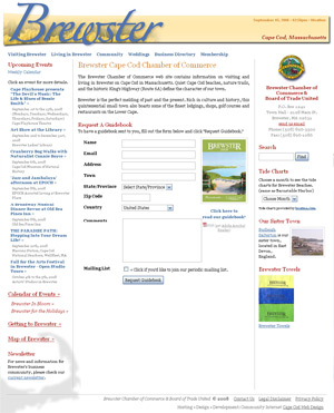 Brewster Chamber of Commerce home page