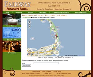 Fairway Restaurant inside page