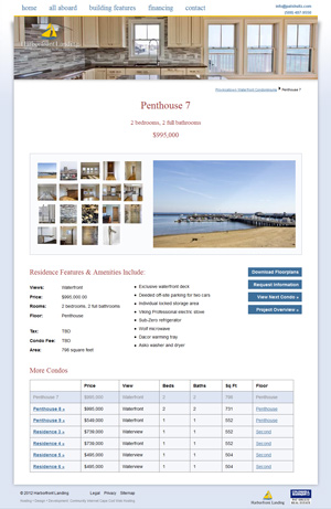 Harborfront Landing - Penthouse listing page