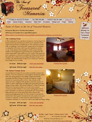 Inn of Treasured Memories home page