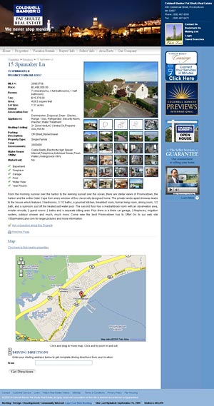 Coldwell Banker Pat Shultz Real Estate Detail Page