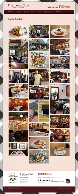Roadhouse Cafe inside page