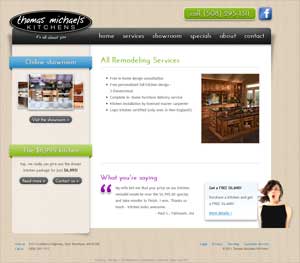 Thomas Michaels Kitchens - All Remodeling Services page
