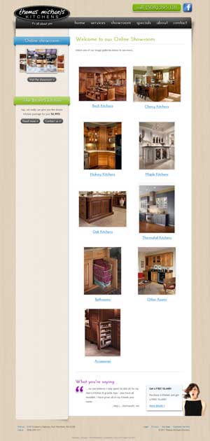 Thomas Michaels Kitchens - Online Gallery page